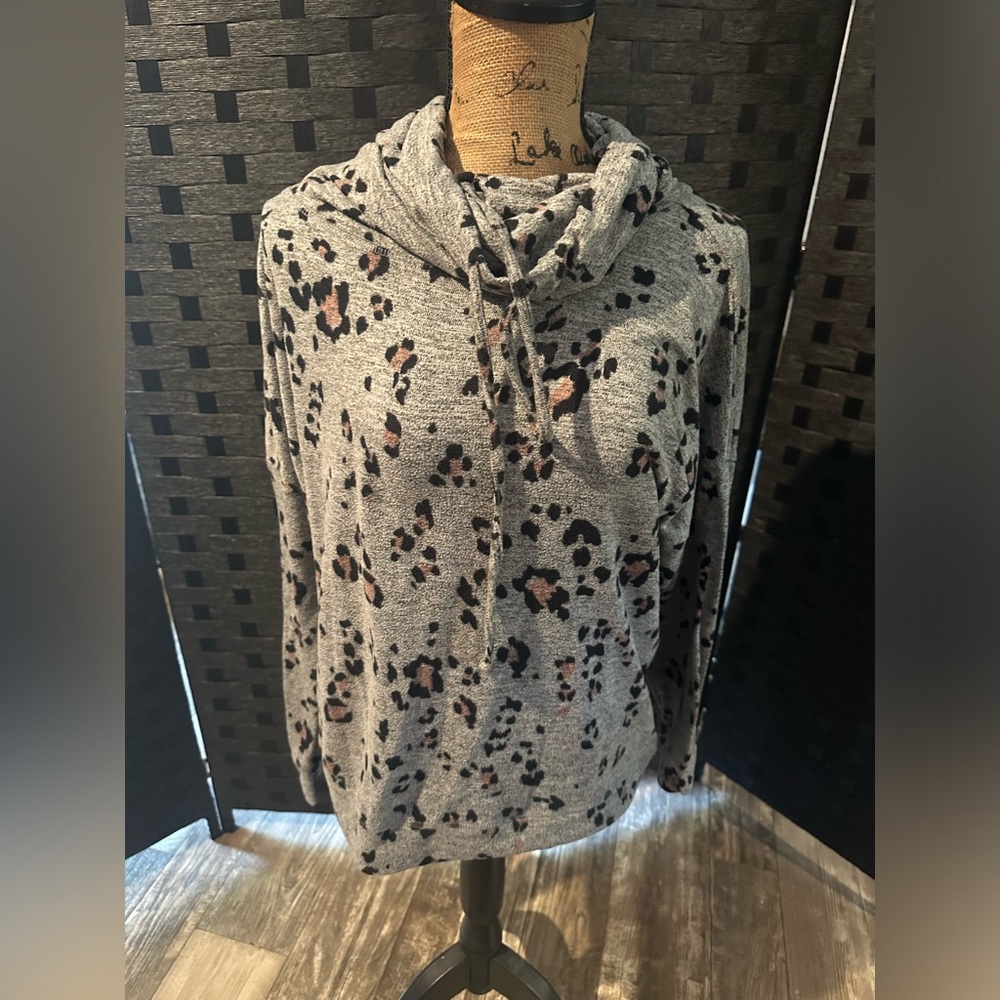 Maurice’s Leopard Print Turtleneck Sweater
